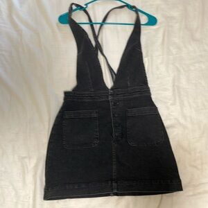 Free people overall denim dress